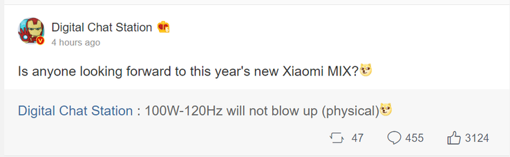 Xiaomi Mi Mix 4 xuất hiện trực tuyến, có thể sẽ sớm được ra mắt