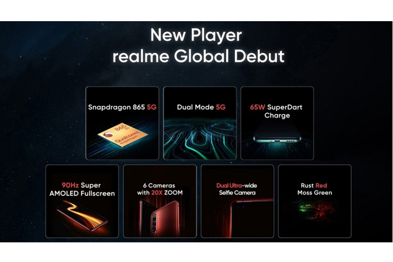 Realme X50 Pro 5G dùng chip Snapdragon 865, có giá 50.000 Rupee tại Ấn độ