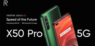 Realme X50 Pro 5G chính thức ra mắt với màn hình 90Hz