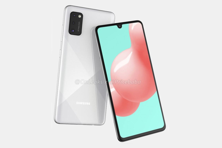 Galaxy A41 sẽ được trang bị cụm 3 camera sau