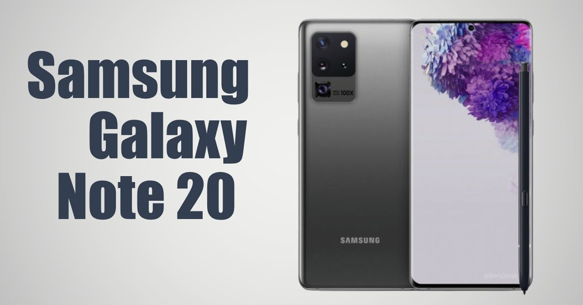 Samsung Galaxy Note 20 sẽ dùng chipset Snapdragon 865 và có thiết kế giống với dòng Galaxy S20