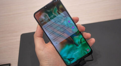 trên tay galaxy a31