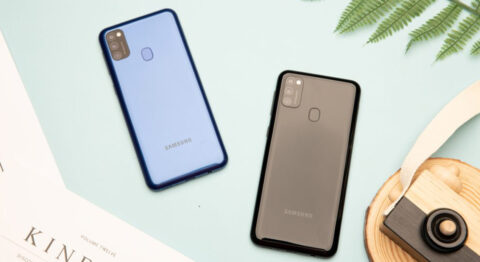Trên tay Galaxy M21: Màn hình AMOLED 6.4inch, cụm 3 camera sau, pin 6.000mAh