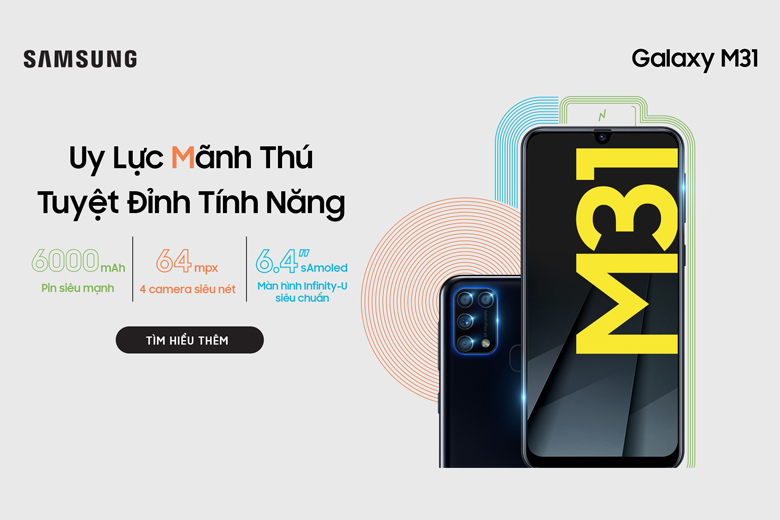 galaxy m31 ra mắt tại việt nam