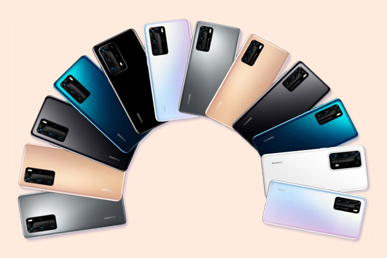  Huawei P40 sẽ có các tùy chọn màu như Silver, Gold, Black, Blue và Breathing Crystal.