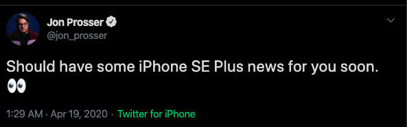 iPhone SE Plus 2020 sắp sửa được trình làng