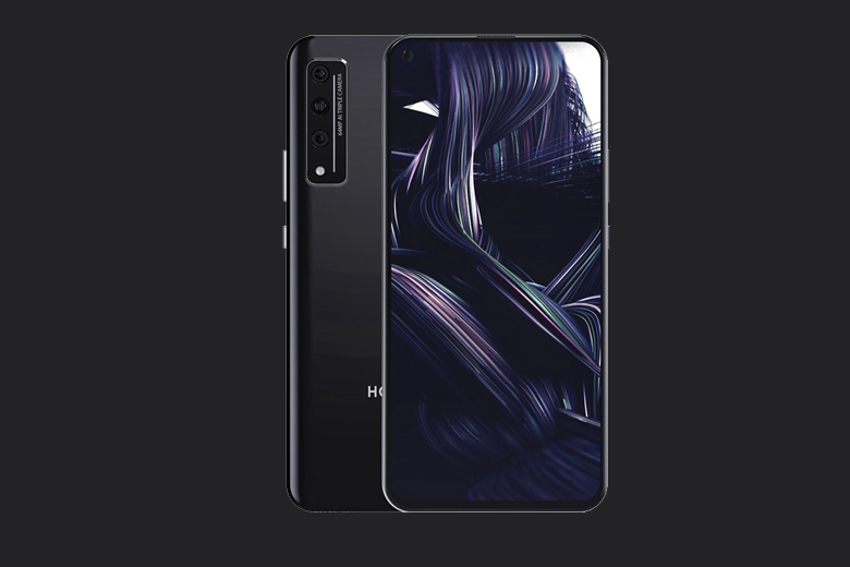 Honor 10X Pro lộ ảnh render với màn hình nốt ruồi, hệ thống 3 camera sau 64MP