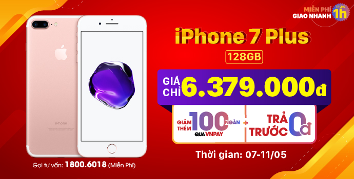 mua iphone 7 plus nhiều ưu đãi