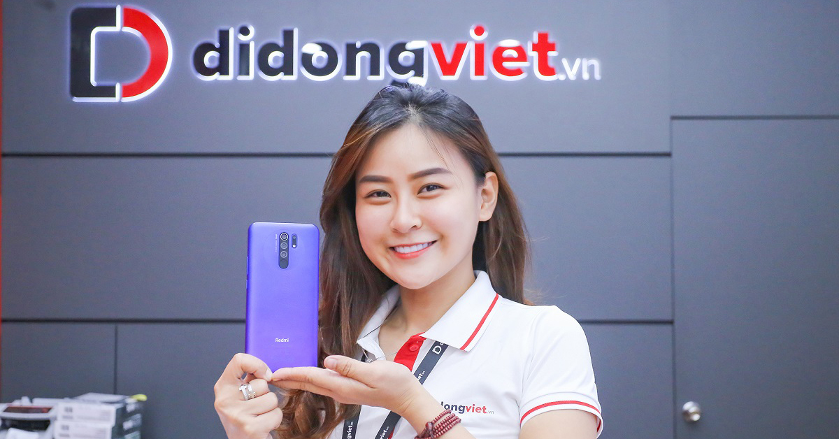 Xiaomi Redmi 9 chính thức mở bán tại Di Động Việt: Pin 5020mAh, 4 camera sau. Giá chỉ 2,9 triệu đồng trong 3 ngày