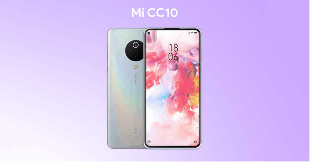 Kính bảo vệ màn hình của Xiaomi Mi CC10 được liệt kê trực tuyến với màn hình đục lỗ