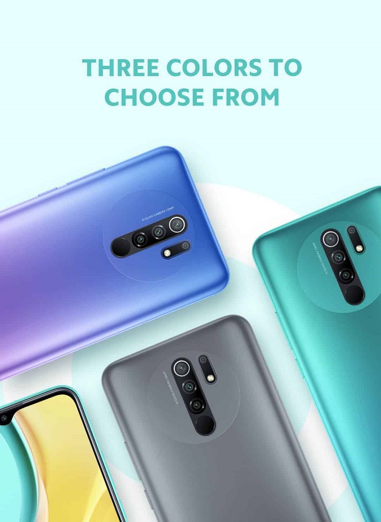 phiên bản màu của Redmi 9