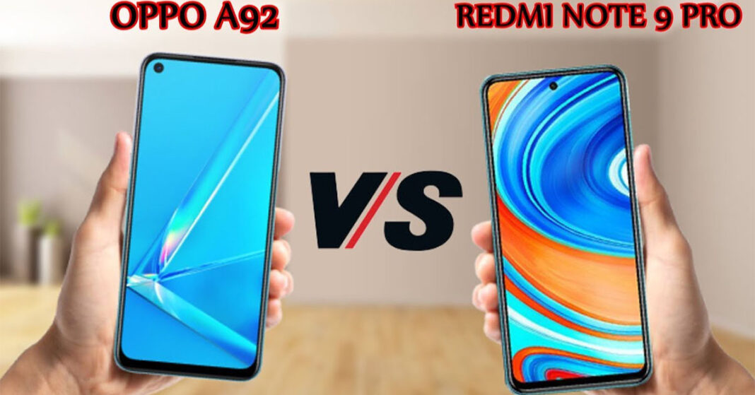 Oppo A92 vs Redmi Note 9 Pro