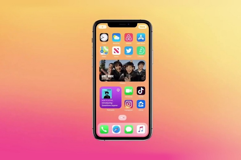 Màn hình Widget là một điểm nhấn của iOS 14