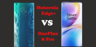 OnePlus 8 Pro vs Motorola Edge+