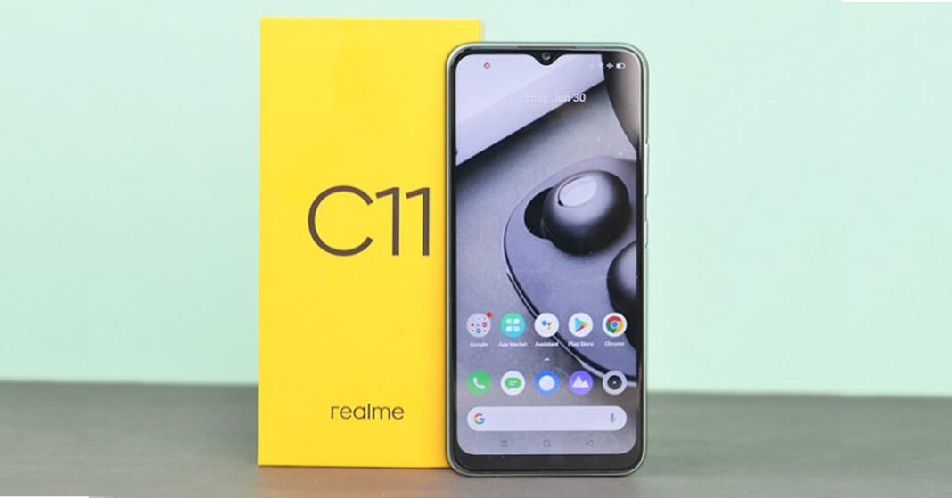 Cận cảnh Realme C11: Thiết kế đẹp mắt, chip Helio G35, pin 5000mAh