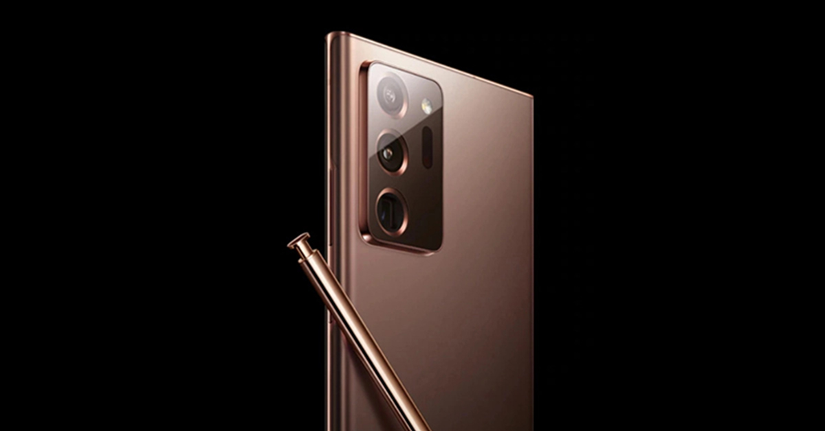 Galaxy Note 20 Ultra màu Mystic Bronze vô tình được Samsung Ukraine đăng tải hình ảnh