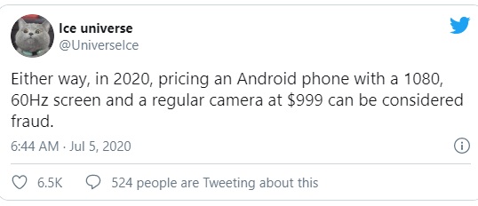 Giá Galaxy Note 20 rò rỉ