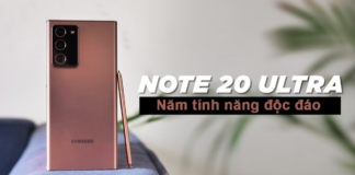 Năm tính năng độc đáo chỉ có trên Galaxy Note 20 Ultra