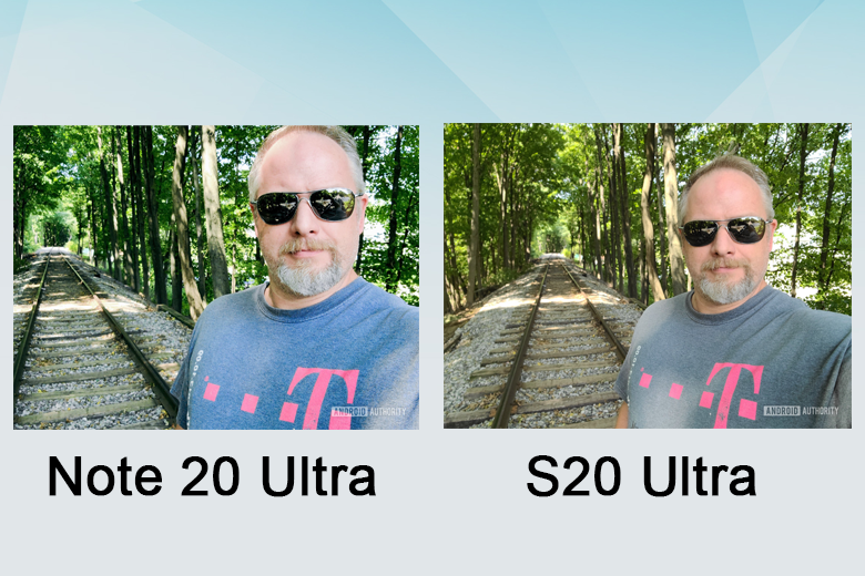 So sánh camera Samsung Galaxy Note 20 Ultra và Galaxy S20 Ultra selfie