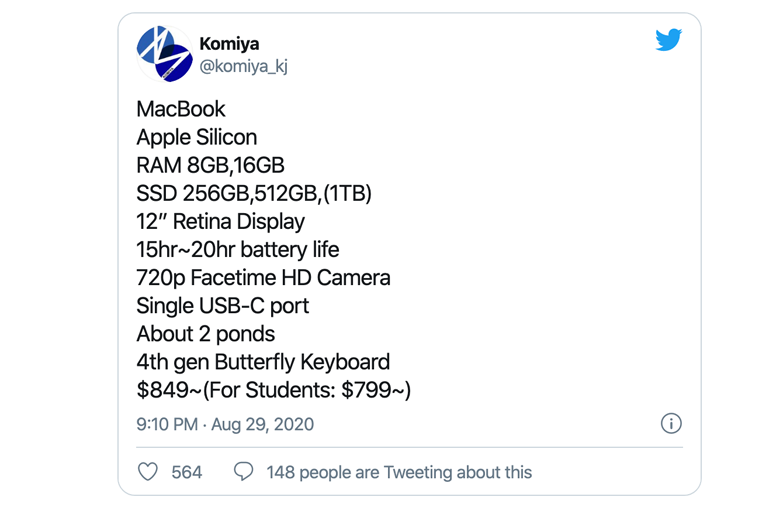 Macbook 12 inch sẽ là sản phẩm đầu tiên của Apple sử dụng chip ARM