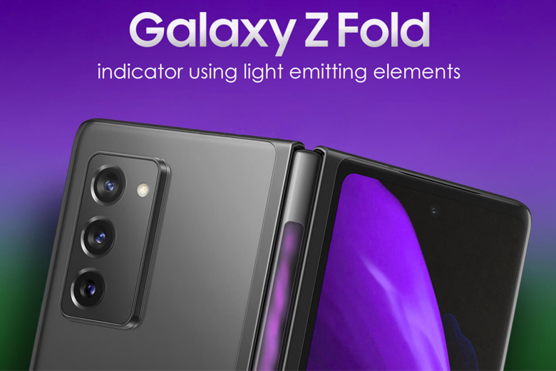 Galaxy Z Fold trong tương lai được trang bị đèn LED RGB trên bản lề
