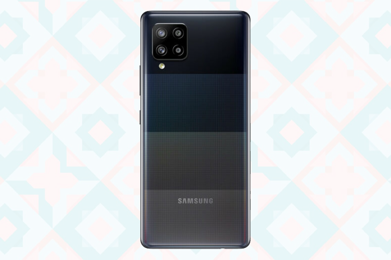 Ảnh render của Samsung Galaxy A42 5G với camera được đặt dọc