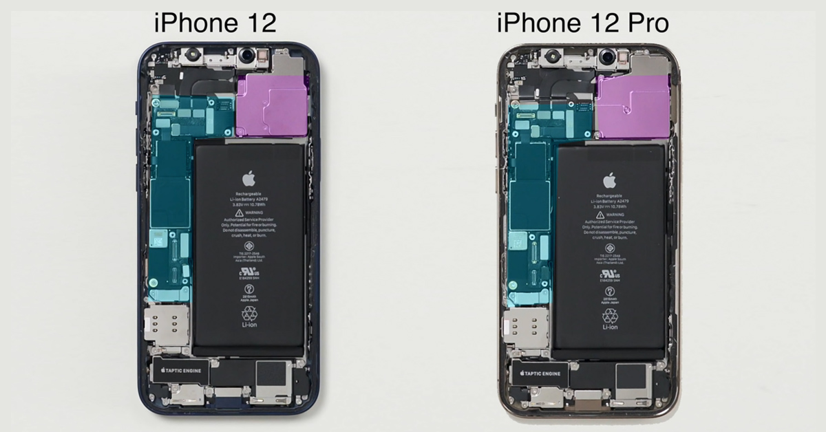 Đến lượt iPhone 12 Pro bị phanh phui toàn bộ linh kiện bên trong