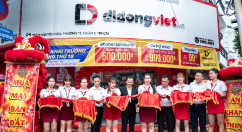 Di Động Việt rộn ràng khai trương cửa hàng mới tại 96 Trần Nguyên Hãn Quận 8