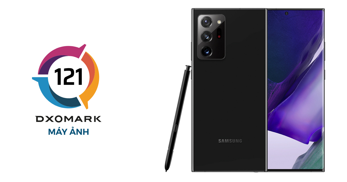 Điểm DxOMark của Samsung Galaxy Note 20 Ultra không cao như mong đợi