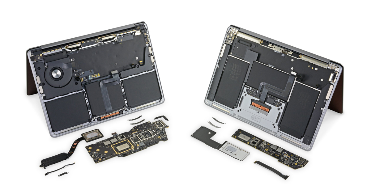 Khám phá bên trong Macbook Pro và Macbook Air sử dụng chip M1