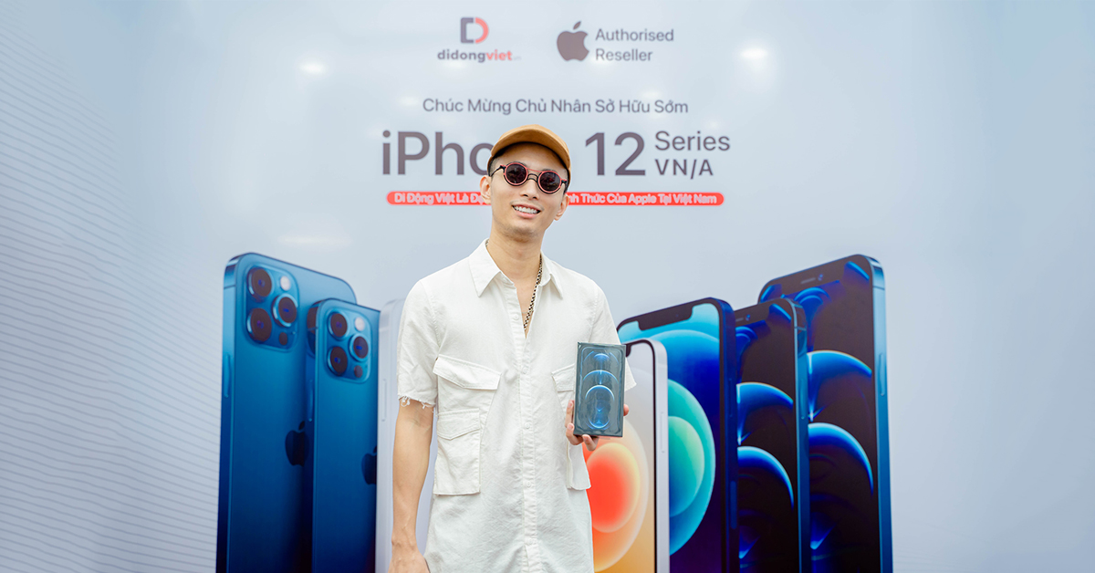 Rapper Rhymastic chọn Trade-in thu cũ đổi mới iPhone 12 Pro Max tại Di Động Việt
