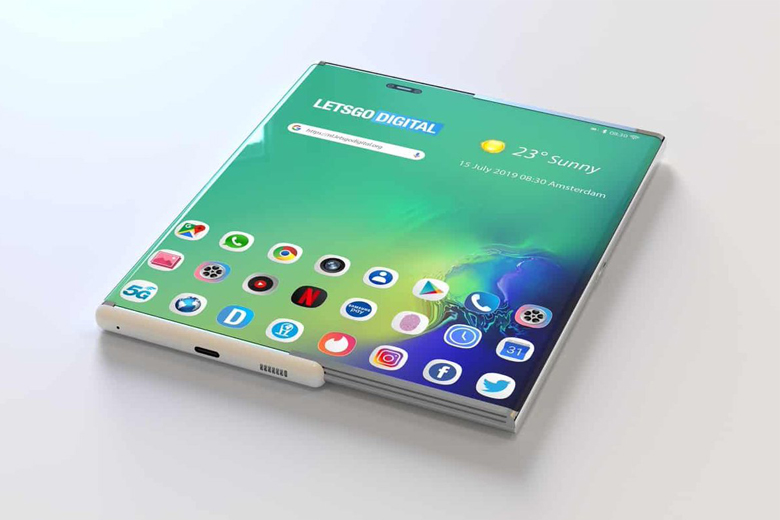 Samsung đang có kế hoạch phát triển điện thoại màn hình cuộn như OPPO