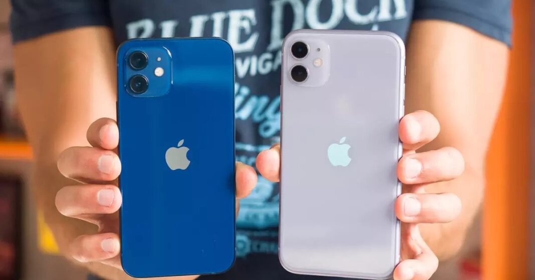 So sánh iPhone 12/12 Mini và iPhone 11: 