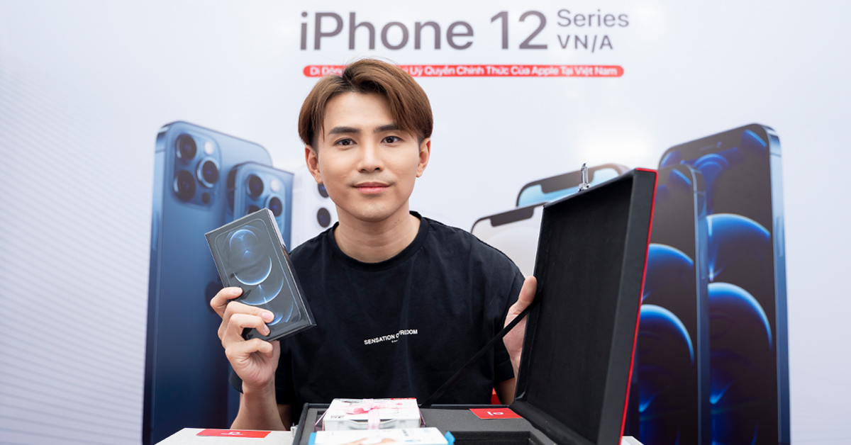 Ca sĩ Will tham gia chương trình Trade-in lên đời iPhone 12 Pro Max tại Di Động Việt