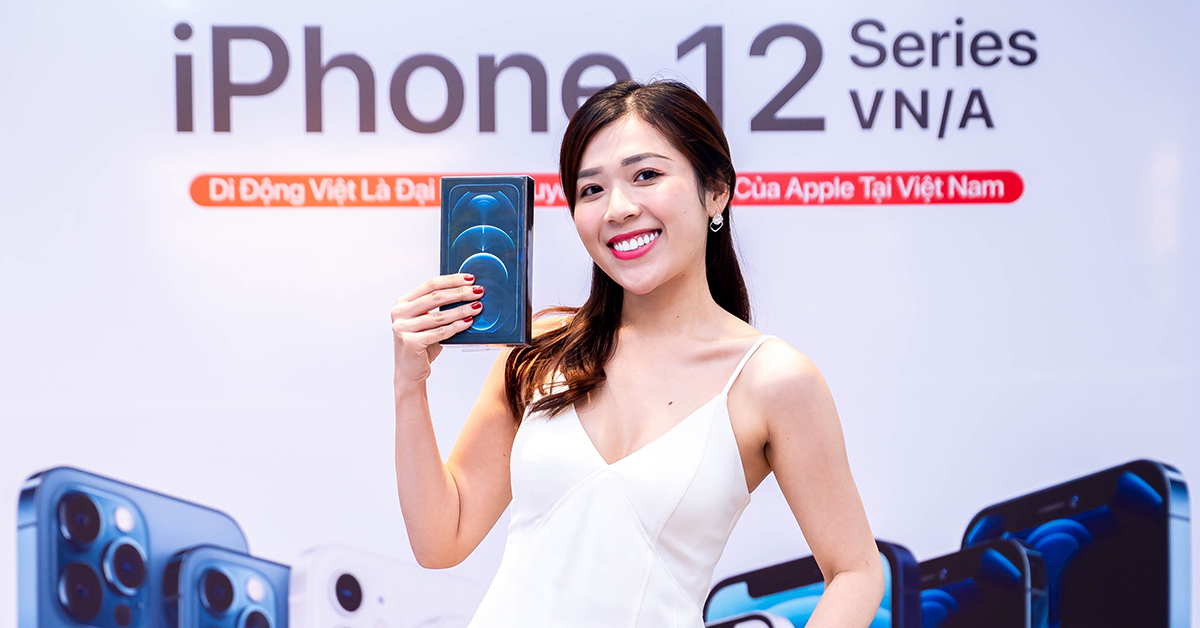 Ca sĩ Kiều Oanh lựa chọn sắm iPhone 12 Pro Max bằng hình thức Trade-in Thu cũ đổi mới tại Di Động Việt