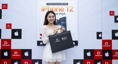 Người đẹp Ngọc Nữ ghé thăm cửa hàng Di Động Việt và sắm ngay iPhone 12 Pro Max màu Pacific Blue ngoc-nu-trade-in-iphone-12-pro-max-didongviet