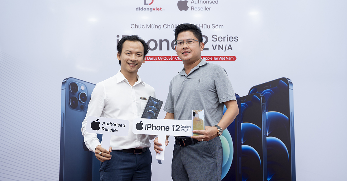 Doanh nhân Nguyễn Mạnh Dũng (Shark Dũng) tin tưởng trade-in iPhone 12 Pro Max tại Di Động Việt
