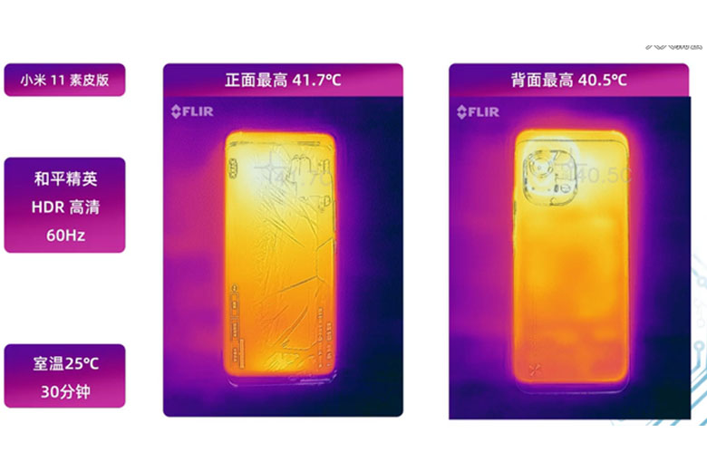 Những hình ảnh đầu tiên của Xiaomi Mi 11 vừa được ra mắt không lâu nhiệt độ