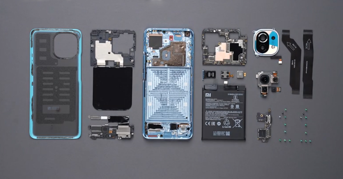 Nội thất bên trong của Xiaomi Mi 11 đã được tiết lộ