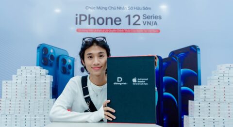 Stylist Phạm Bảo Luận tham gia Trade-in iPhone 12 Pro Max tại Di Động Việt