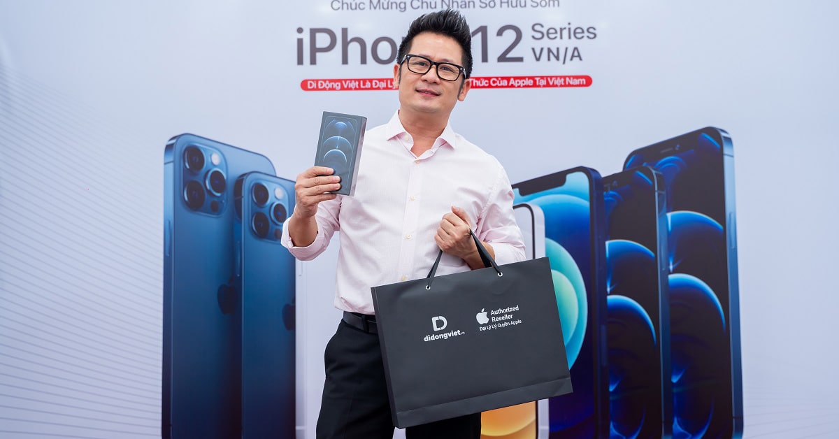 Cảm ơn ca sĩ Bằng Kiều đã tin tưởng chọn mua iPhone 12 Pro Max tại Di Động Việt