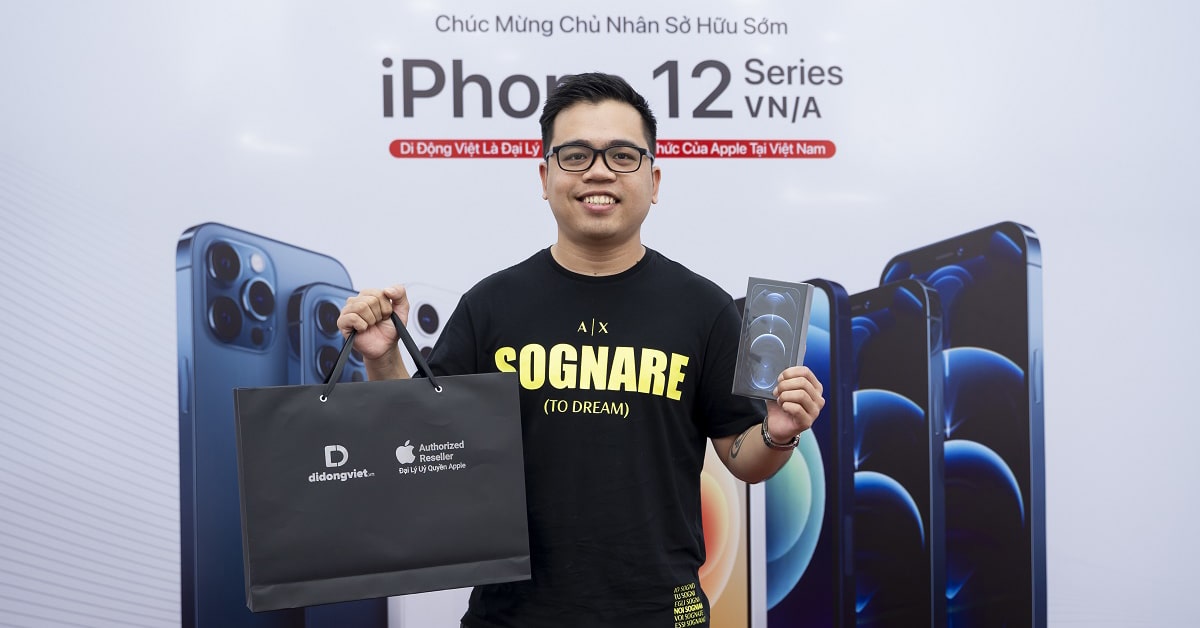 Đạo diễn Kawaii Tuấn Anh lựa chọn sắm iPhone 12 Pro Max tại Di Động Việt