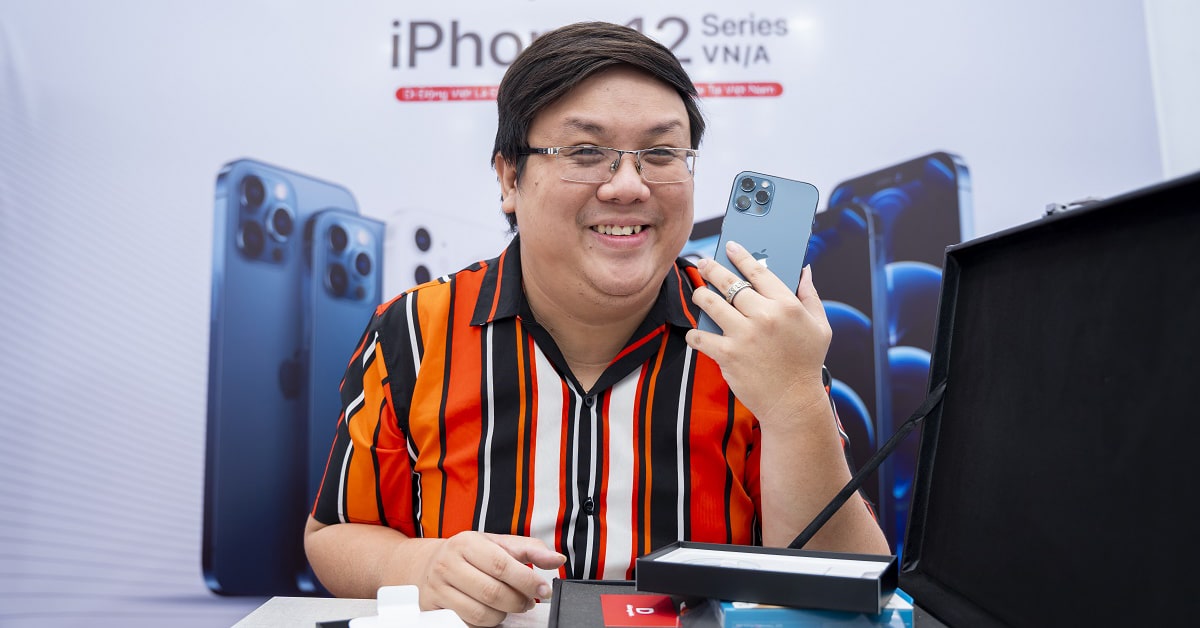 Diễn viên Gia Bảo chọn Trade-in thu cũ đổi mới iPhone 12 Pro Max tại Di Động Việt
