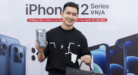 Diễn viên, người mẫu Võ Cảnh sắm iPhone 12 Pro Max tại Di Động Việt