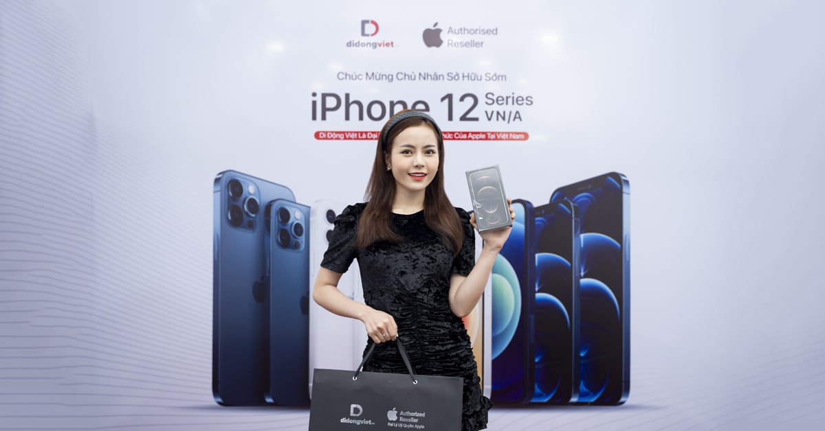 Nữ ca sĩ Kim Thành chọn Trade-in thu cũ đổi mới iPhone 12 Pro Max tại Di Động Việt