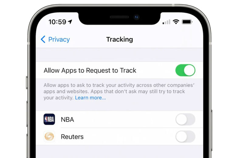 Trackking App iOS14.5 didongviet