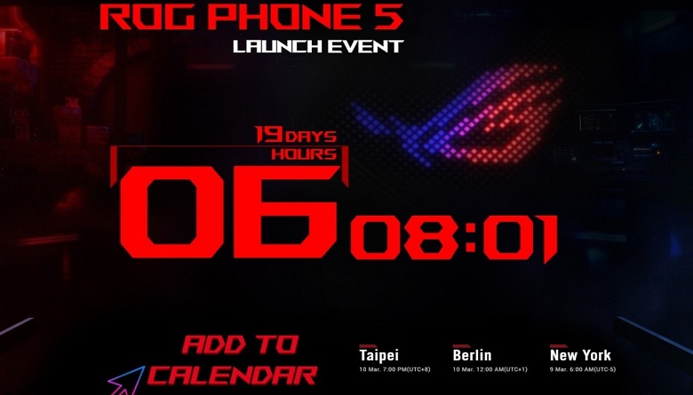 Lịch ra mắt Rog Phone 5