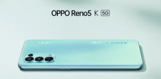 OPPO Reno5 K 5G chính thức được ra mắt: màn hình 90Hz, sạc 60W và chip SD750G