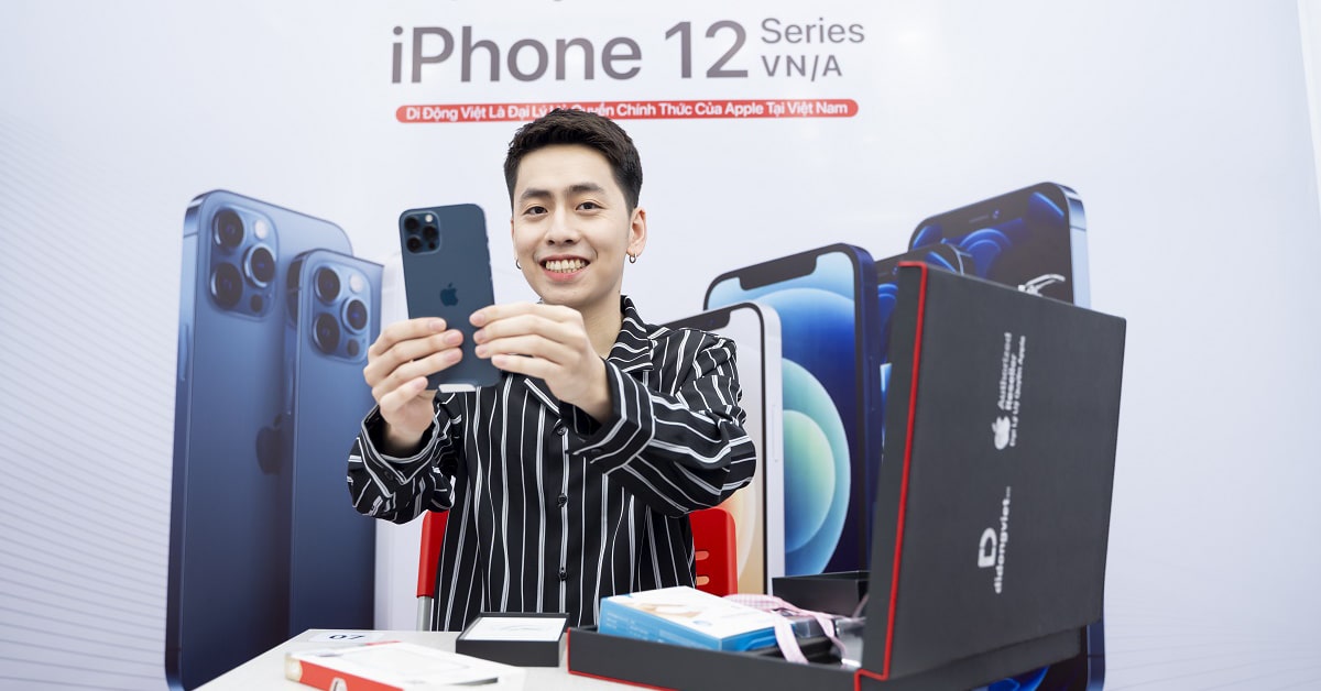 Ca sĩ OSAD “tậu” iPhone 12 Pro Max tại Di Động Việt bằng hình thức Trade-in thu cũ đổi mới