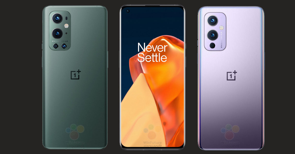 OnePlus 9 và OnePlus 9 Pro rò rỉ hình ảnh render trước khi ra mắt ...